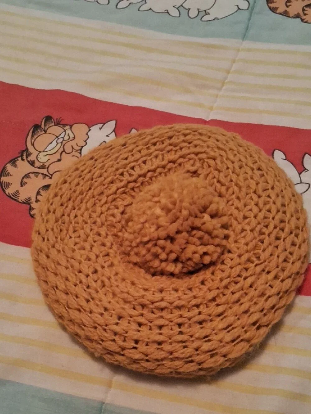 Vintage 90's,Mustard Yellow Knit Scarf and Beanie Set - Women Accessories🍁🍂🍁